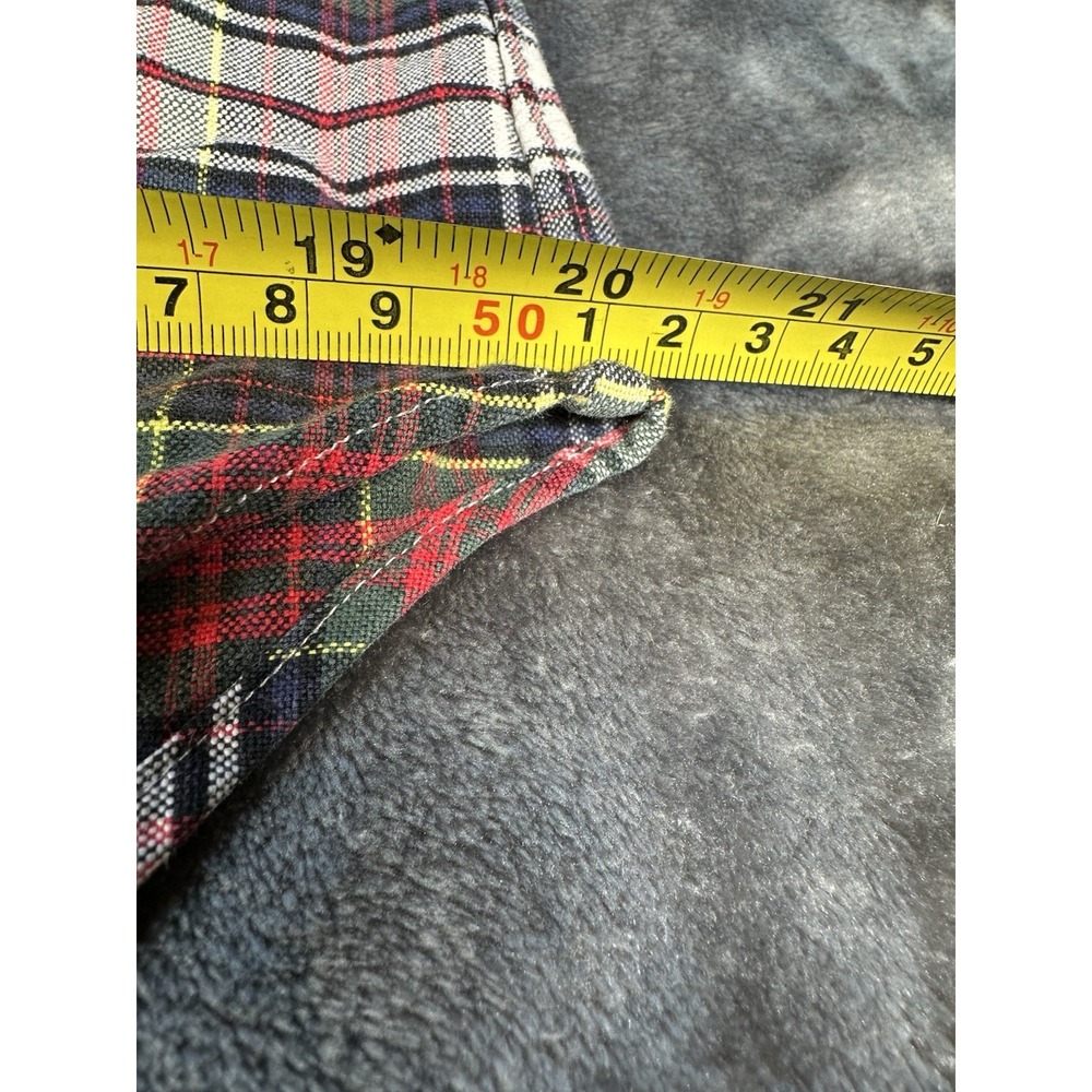 Polo Ralph Lauren Indian Madras Shirt Mens Large Green Plaid Custom Fit Plaid - Picture 8 of 10